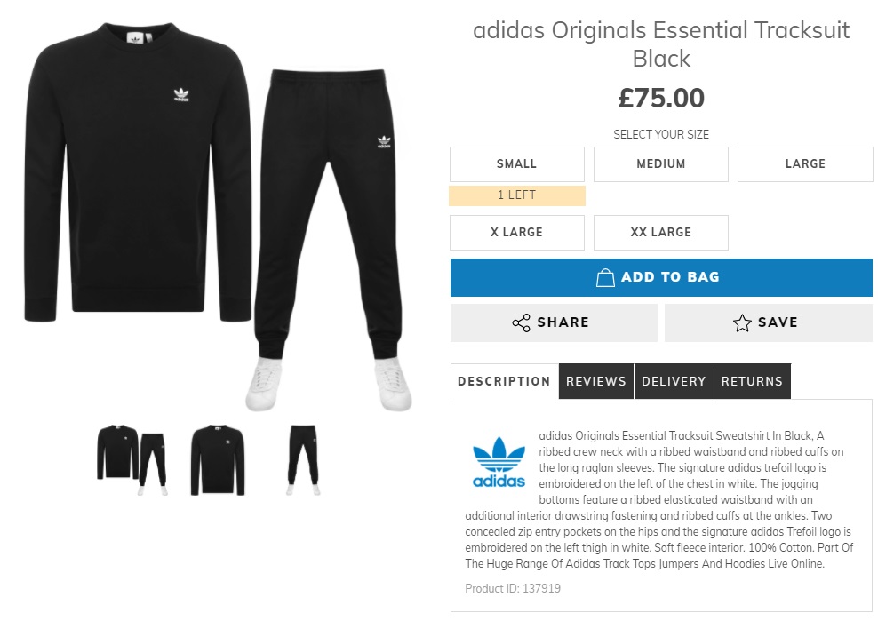 armani tracksuit mainline