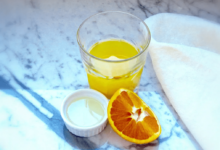 castor oil and orange juice